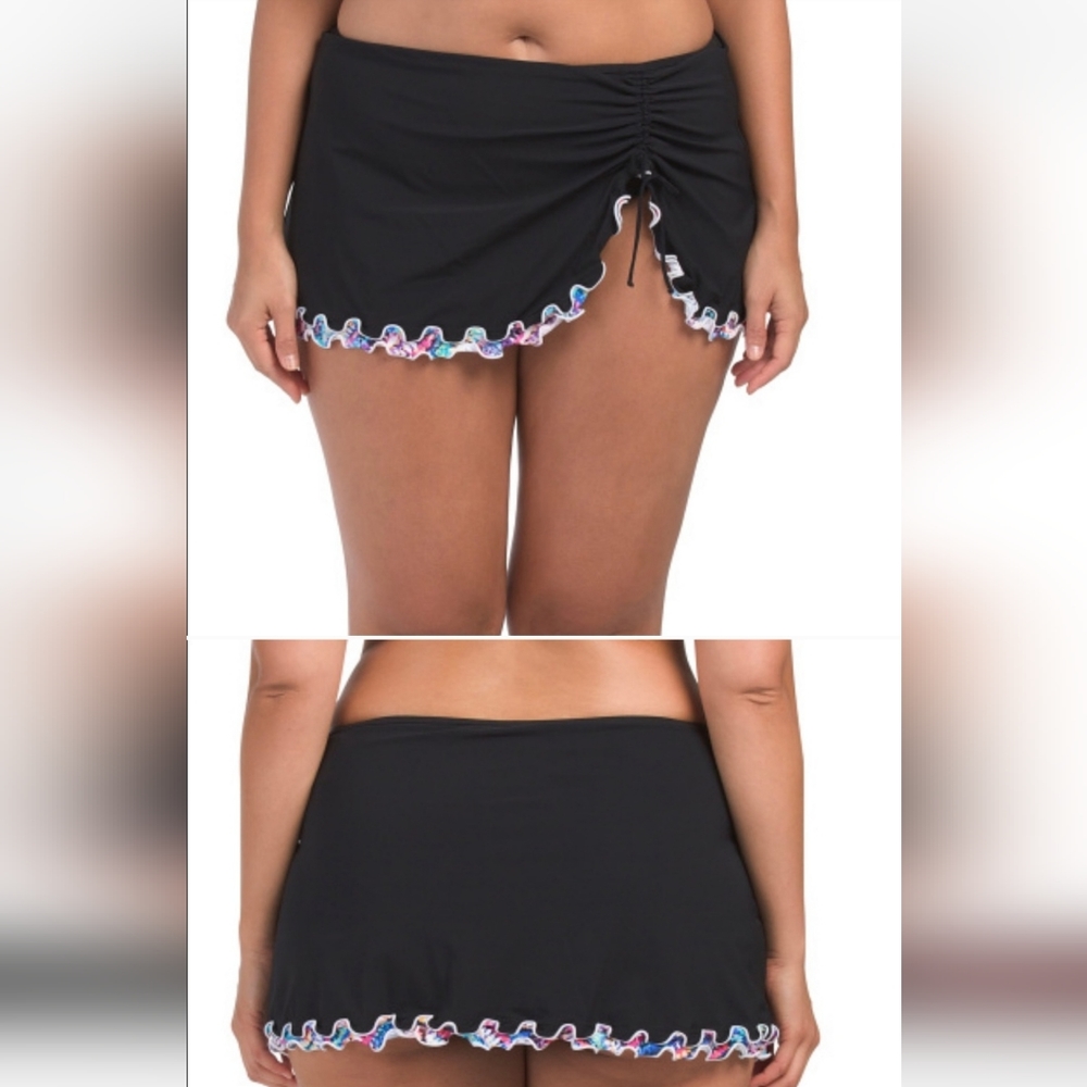 Profile by Gottex side slit swim skirt size 16. Never been worn.  Tag is cut out